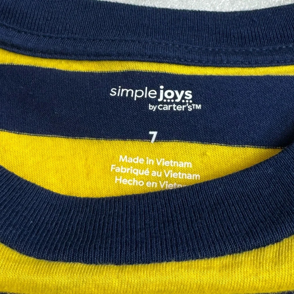 Carter's Simple Joys Boys Long Sleeve Top Bundle 7